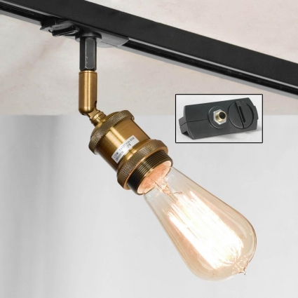Трековый светильник однофазный Lussole LOFT Track Lights LSP-9320-TAB для гостиной площадью до 3 кв.м.,  в стиле лофт