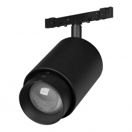 Светильник MAG-MICROCOSM-SPOT-ZOOM-R59-12W Day4000 (BK, 20-60 deg, 24V) Arlight 052085, цвет черный