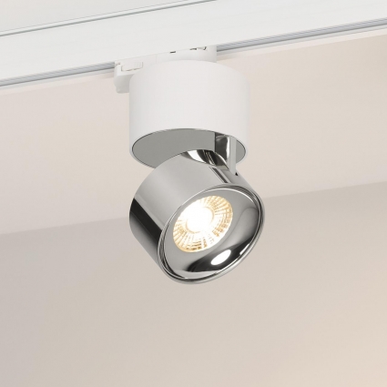 Светильник SP-PLURIO-TRACK-4TR-R77-9W Day4000 (WH-CHR, 36 deg, 230V) Arlight 038104, цвет хром