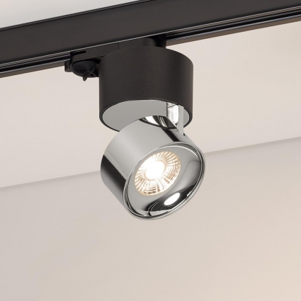 Светильник SP-PLURIO-TRACK-4TR-R77-9W Day4000 (BK-CHR, 36 deg, 230V) Arlight 038111, цвет хром