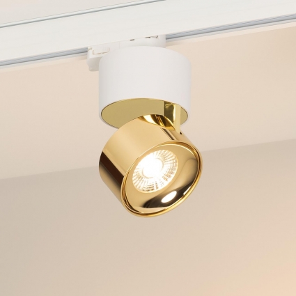 Трековый светодиодный светильник Arlight SP-PLURIO-TRACK-4TR-R77-9W Warm3000 038114, цвет латунь