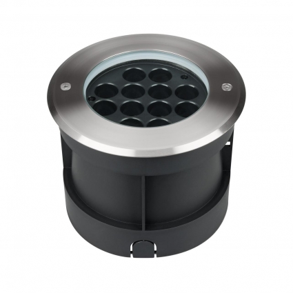 Светильник LTD-DAFNA-GROUND-R180-25W Warm3000 (SL, 35 deg, 230V) Arlight 056554, цвет серебро