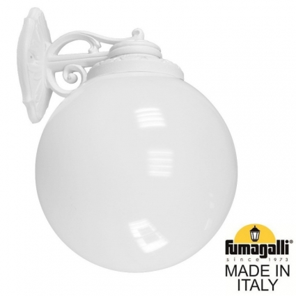 Уличный настенный светильник Fumagalli G30.131.000.WYE27DN на площадь до 4 кв.м., цвет белый,  в классическом стиле