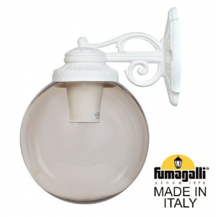Уличный настенный светильник Fumagalli G30.131.000.WZE27DN на площадь до 4 кв.м., цвет белый,  в классическом стиле