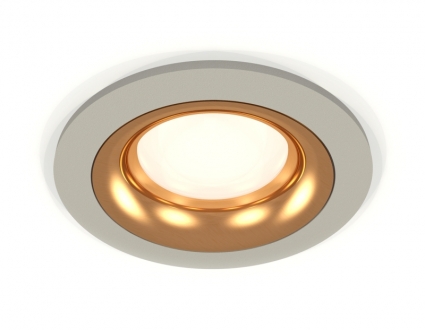 Встраиваемый светильник Ambrella Light Techno XC7623005 (C7623, N7014) для гостиной, цвет серый