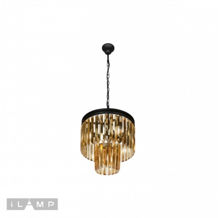 Подвесная люстра iLamp Triumph 7382/3+1P CR для спальни площадью до 8 кв.м.,  в стиле модерн