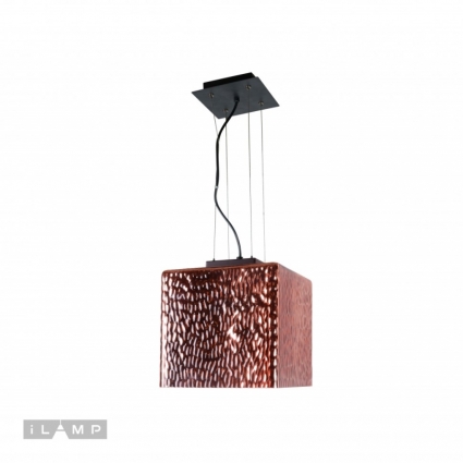 Подвесной светильник iLamp Cube A1407 BR для гостиной площадью до 3 кв.м.,  в современном стиле