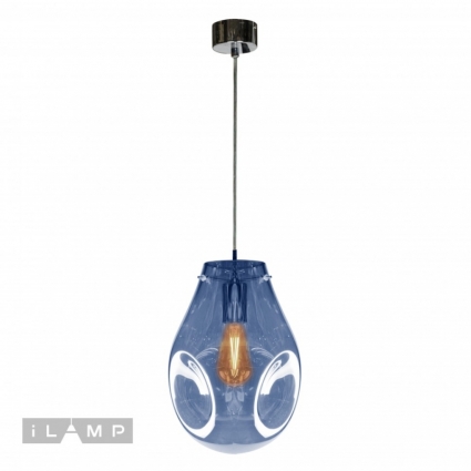 Подвесной светильник iLamp Pear 8827/1P BU для кухни площадью до 3 кв.м.,  в современном стиле