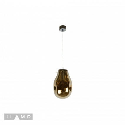 Подвесной светильник iLamp Pear 8827/1P GD для кухни площадью до 3 кв.м.,  в современном стиле