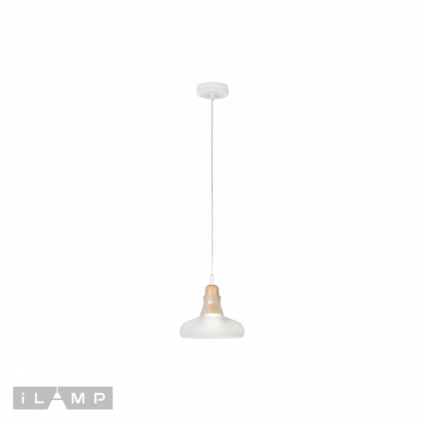 Подвесной светильник iLamp Puro AP9006-1C WH для кухни, цвет черный,  в современном стиле