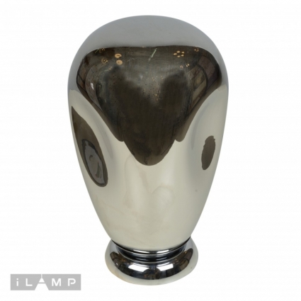 Настольная лампа iLamp Libra AT9039-1CR для спальни площадью до 3 кв.м., цвет хром,  в современном стиле
