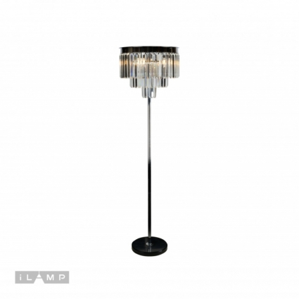 Торшер iLamp Triumph 7382/5F CR для гостиной площадью до 10 кв.м., цвет черный,  в стиле модерн