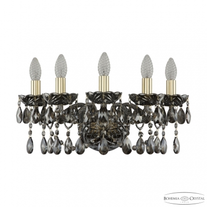 Бра Bohemia Ivele Crystal 1413B/5/165 G M731 для больших залов площадью до 10 кв.м.,  в классическом стиле