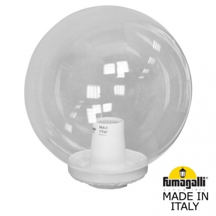 Светильник уличный (верхняя часть) Fumagalli G30.B30.000.WXE27 на площадь до 3 кв.м., цвет белый,  в классическом стиле
