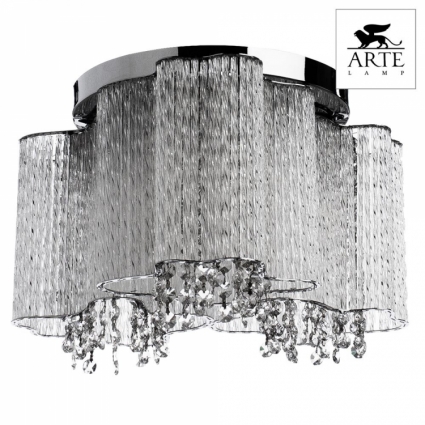 Потолочная люстра Arte Lamp 9 A8560PL-3CL для спальни площадью до 6.7 кв.м.,  в стиле арт-деко