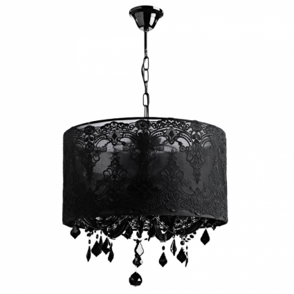 Подвесная люстра Arte Lamp Jennifer A1800LM-5BK для спальни площадью до 11.1 кв.м.,  в стиле модерн