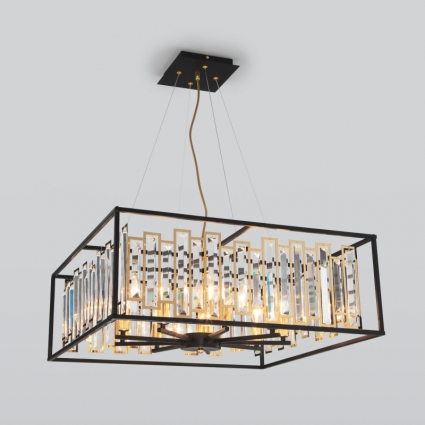 Подвесная люстра Bogates Cella 377/9 Strotskis a061526 для гостиной площадью до 16 кв.м.