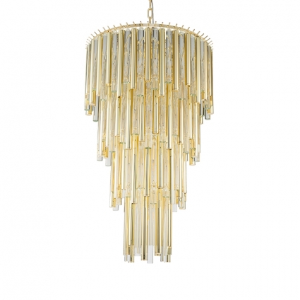 Подвесная люстра Delight Collection Gigi KM0931P-13 gold для гостиной площадью до 26 кв.м.,  в современном стиле