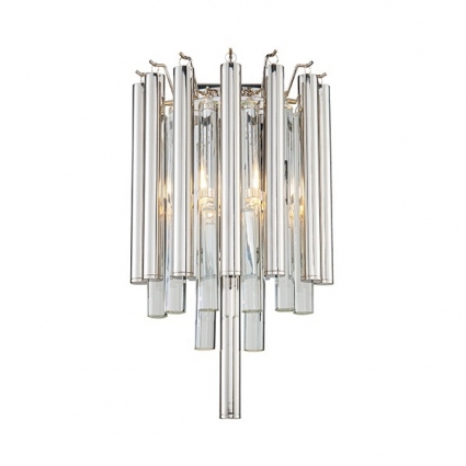 Настенный светильник Delight Collection Gigi KM0931W-1 nickel для гостиной площадью до 2 кв.м.,  в современном стиле