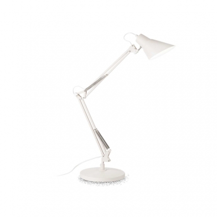 Настольная лампа Ideal lux SALLY TL1 TOTAL WHITE 193946 для офиса, цвет белый,  в современном стиле
