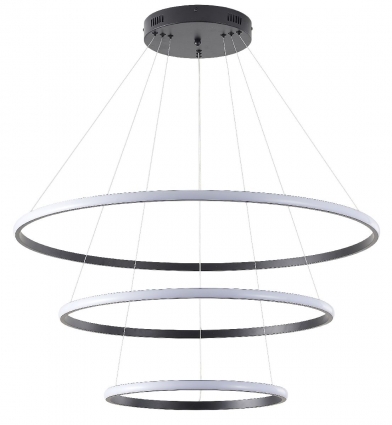 Подвесная люстра Zortes Ringolight ZRS.33320.120C для гостиной площадью до 38 кв.м.,  в стиле Хай-тек