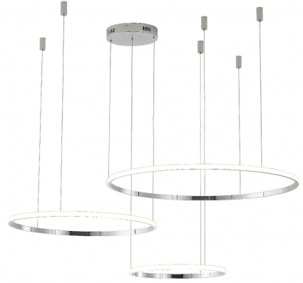 Подвесная люстра Zortes Ringolight ZRS.33322.75F для гостиной площадью до 24 кв.м.,  в стиле Хай-тек