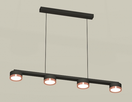 Подвесной светильник Ambrella Light Traditional (C9152, N8126) XB9152153 для гостиной, цвет черный