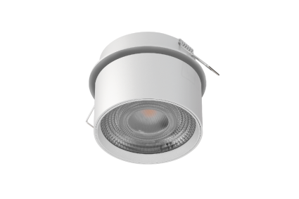 Встраиваемый светильник Lumker R-RC-WH-WW-DIM 010556 для ванной, цвет белый,  в современном стиле