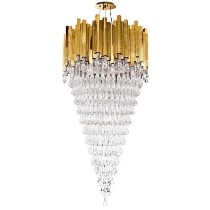 Подвесная люстра DeLight Collection Trump KM0988P-26 gold для гостиной, цоколь G9,  в стиле модерн