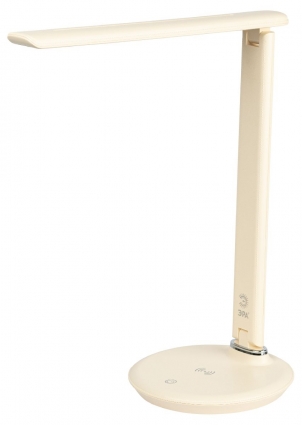 Настольная лампа Эра NLED-504-10W-BG Б0057198 для офиса, цвет бежевый,  в современном стиле