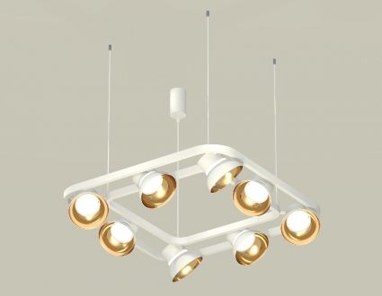 Подвесная люстра Ambrella Light Traditional DIY (С9177, N8144) XB9177081 для офиса, цвет белый