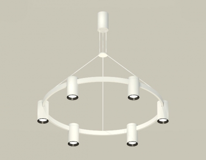 Подвесная люстра Ambrella Light Traditional DIY (С9021, N6103) XB9021101 для офиса, цвет белый