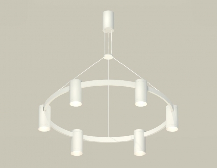 Подвесная люстра Ambrella Light Traditional DIY (С9021, N6130) XB9021150 для офиса, цвет белый
