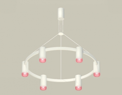 Подвесная люстра Ambrella Light Traditional DIY (С9021, N6152) XB9021201 для офиса, цвет белый
