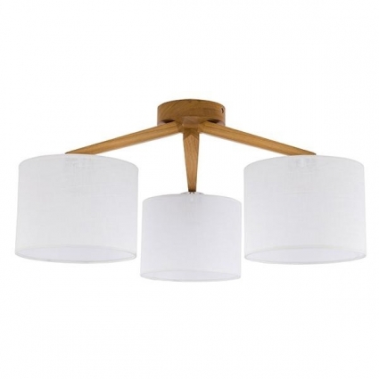 Потолочная люстра TK Lighting 1751 Liccia Wood 3 для спальни площадью до 10 кв.м.,  в стиле кантри