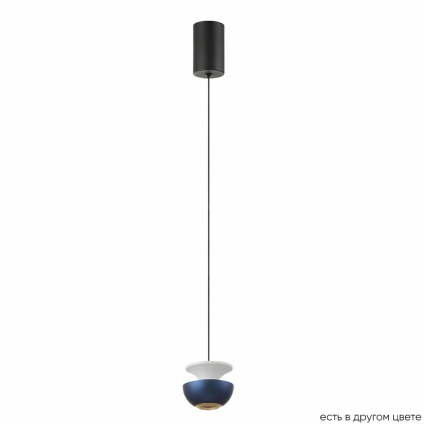 Подвесной светильник Crystal Lux ASTRA SP LED BLUE для кафе и ресторанов, цвет черный,  в современном стиле