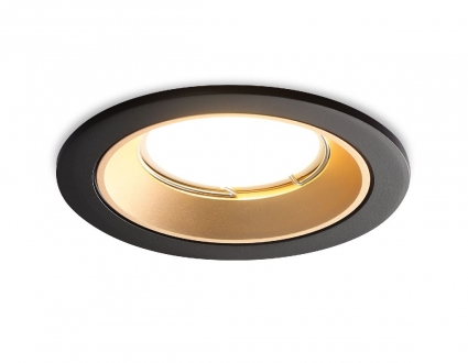 Встраиваемый светильник Ambrella Light Standard Tech A8923 для спальни, цвет черный,  в современном стиле