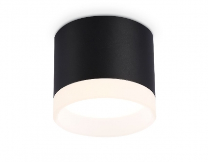 Накладной светильник Ambrella Light Acrylic Frost TN5366 для спальни, цвет черный,  в современном стиле