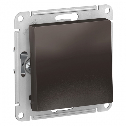Выключатель 1-клавишный мокко Schneider Electric Atlas Design ATN000611