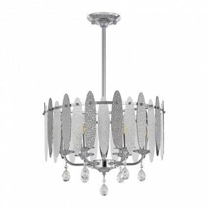 Люстра на штанге Arte Milano Sorrento 374309/6/350/470 CR для гостиной площадью до 12 кв.м.,  в классическом стиле