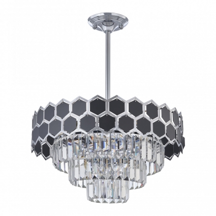 Люстра на штанге Arte Milano Sorrento 375009/4+2/300/480 CR для гостиной площадью до 12 кв.м.,  в классическом стиле