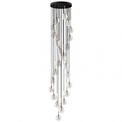 Каскадная люстра TK Lighting 10258 Aurora a068316 для больших залов площадью до 32 кв.м.,  в стиле модерн
