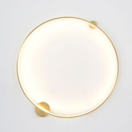 Настенный светильник Crystal Lux REAL AP35W LED BRASS для гостиной, цвет латунь,  в современном стиле