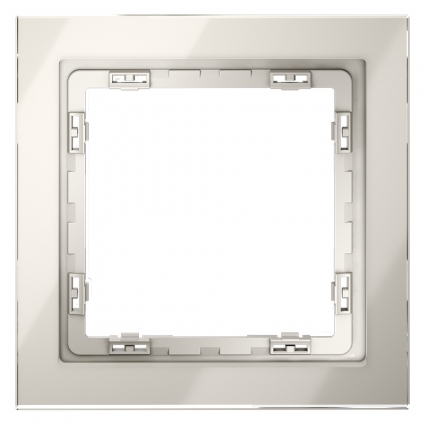 Рамка на 1 пост Voltum S70 VLS110103 (кашемир, стекло)