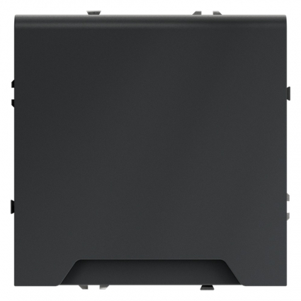Розетка с защитными шторками и крышкой Voltum S70 VLS040307 (графит), цвет графит