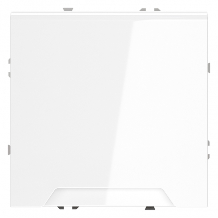 Розетка с защитными шторками и крышкой Voltum S70 VLS040301 (белый глянцевый), цвет белый