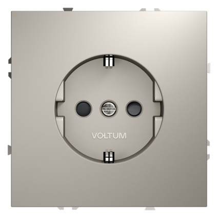 Розетка со шторками Voltum S70 VLS040203 (кашемир)