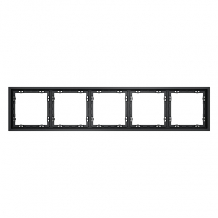 Рамка на 5 постов Voltum S70 VLS100507 (графит), цвет графит