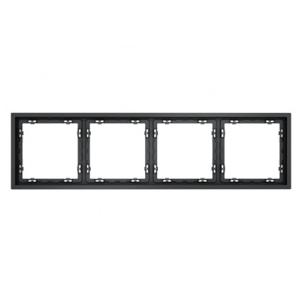 Рамка на 4 поста Voltum S70 VLS100407 (графит), цвет графит