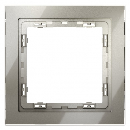 Рамка на 1 пост Voltum S70 VLS110104 (шелк, стекло)